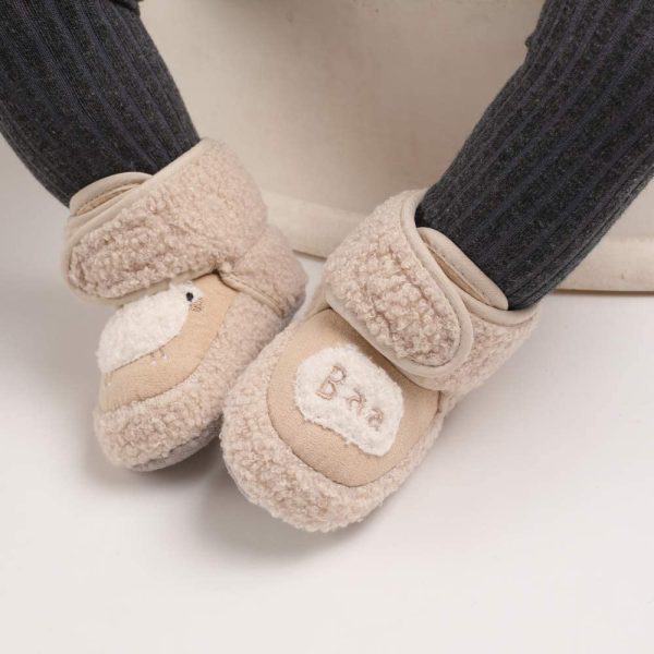 MASOCIO Baby Girls Boys Cute Sheep Booties Infant Soft Sole Crib Pram Prewalker Warm Boots - Image 2