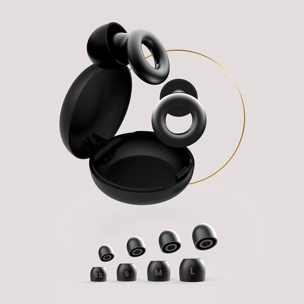 Loop Experience High Fidelity Ear Plugs ?C for Noise Reduction, Concerts, Work, Musicians, Motorcycles and Noise Sensitivity ?C Silicone Ear Tips in XS, S, M, L ?C 18dB Noise Cancelling - Black - Image 2