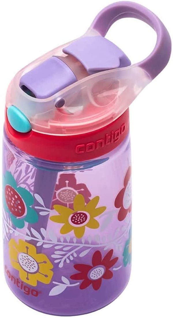 Contigo Gizmo Flip Autospout Kids Water Bottle with Flip Straw - Image 4