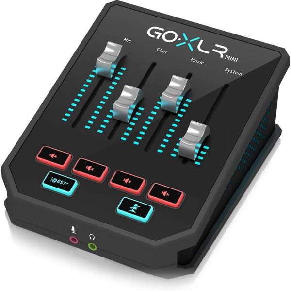 GoXLR Mini - Mixer & USB Audio Interface for Streamers, Gamers & Podcasters