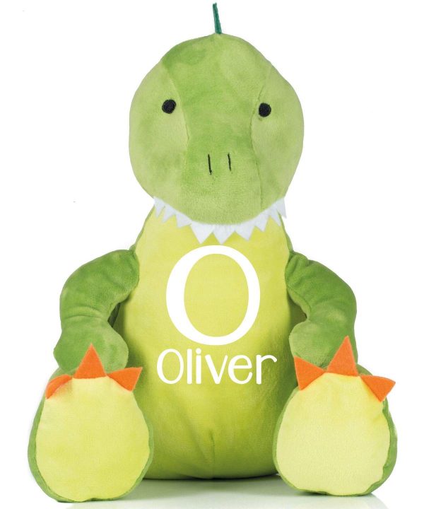 Personalised Name and Initial Dinosaur Soft Personalised Large Teddy Christmas Bear Birthday Gifts Baby Gifts Baby Keepsakes Children's Teddy bear Kids Gifts