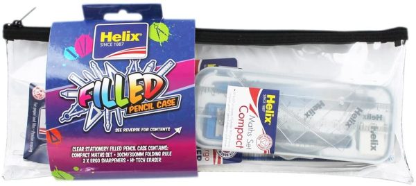 Helix Complete Stationery Set in 13.5 inch Pencil Case - Image 2