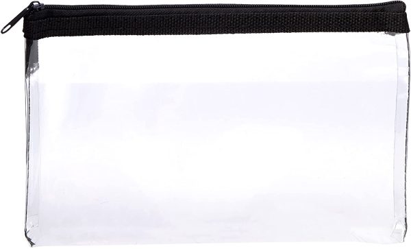 Ark Pencil Case PVC Coloured Zip 200x125mm Clear Assorted Ref : 33645 - Image 3