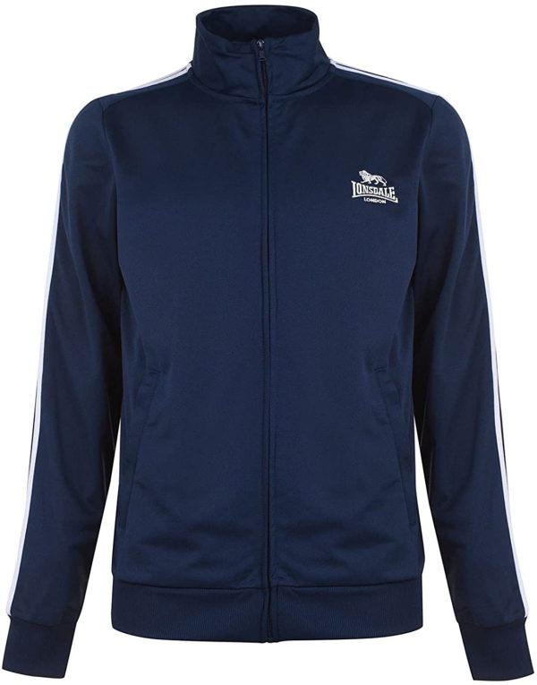 Lonsdale Mens Sports Full Zip Running Track Jacket