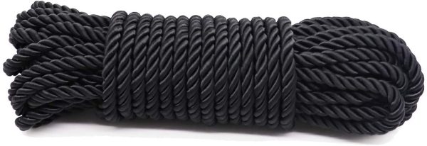 KuTi Kai All Purpose Rope 8 mm 10M - 32 Feet Length Strong Multifunctional Soft 100% Nylon Rope Natural Twisted Durable Long Ropes - Image 5