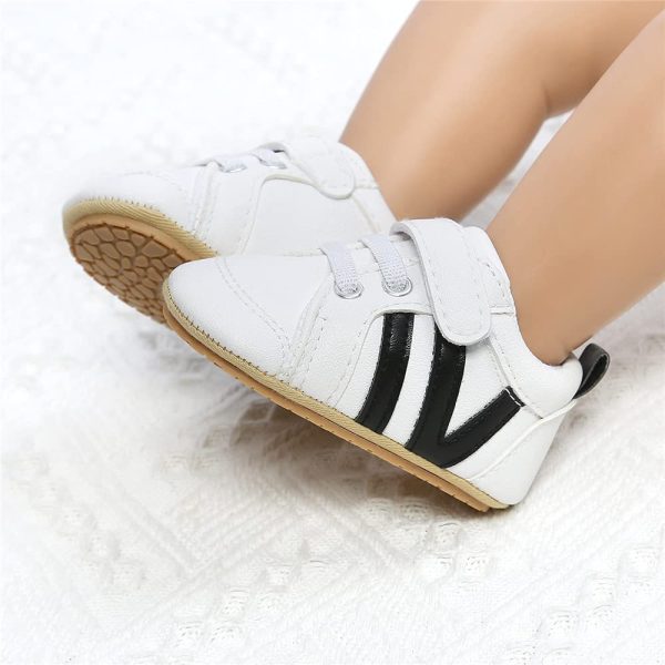 CHEERFUL MARIO Baby Shoes Baby Boys Girls First Walking Shoes Infant Prewalkers Pram Shoes PU Leather Anti Slip - Image 4