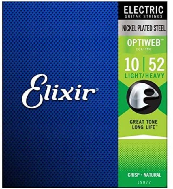 Elixir 19077 Strings Electric Guitar Strings with OPTIWEB? Coating, Light/Heavy (.010-.052) - Image 6