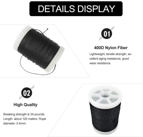 Alomejor 120m Bow string Serving Thread and Durable Nylon String Use for Bowstring Archery Supplies Suitable for Outdoor Sport - Image 8