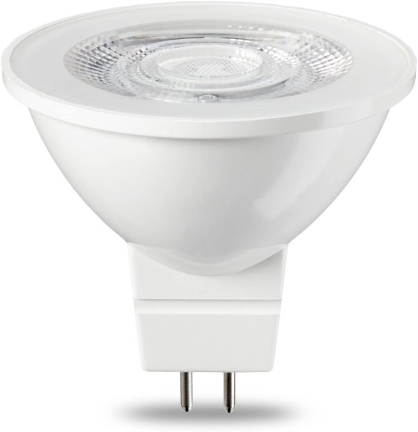 LED GU5.3 MR16 Spotlight Bulb, 4.5W (equivalent to 35W), Warm White, Non Dimmable - Pack of 2