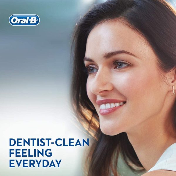 Oral-B Vitality CrossAction Electric Toothbrush, 1 Handle, 1 Cross Action Toothbrush Head, 1 Mode with 2D Cleaning, 2 Pin UK Plug, Black & White