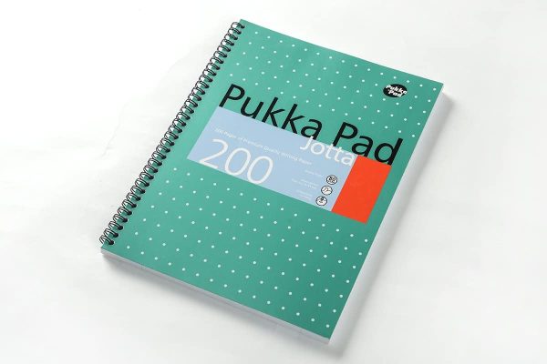 Pukka Pad A4 Jotta Metallic Wirebound Notebook JM018 Green - Image 3