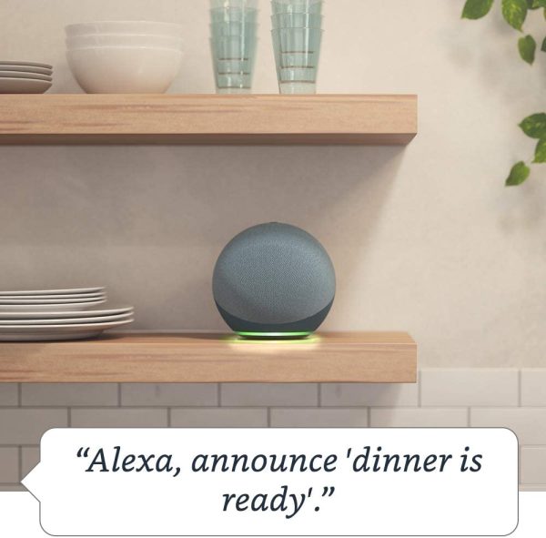 Echo (4th generation) | With premium sound, smart home hub and Alexa | Charcoal - Image 6