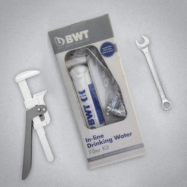 DWFKIT Inline Drinking Water Filter Kit, Chrome Finish Tap - Image 2