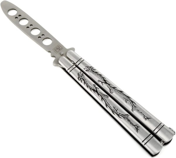 Dragon Blunt Dull Balisong Butterfly Trainer Knife Pocket Practice Training Knifes Blade Tool - NOT REAL - NO SHARP - Image 5