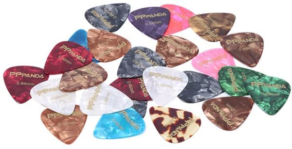 Guitar Picks 48pcs, PPpanda Guitar Plectrums For Your Electric, Acoustic, or Bass Guitar 0.46 0.58 0.71 0.84 0.96 1.2mm - Image 2