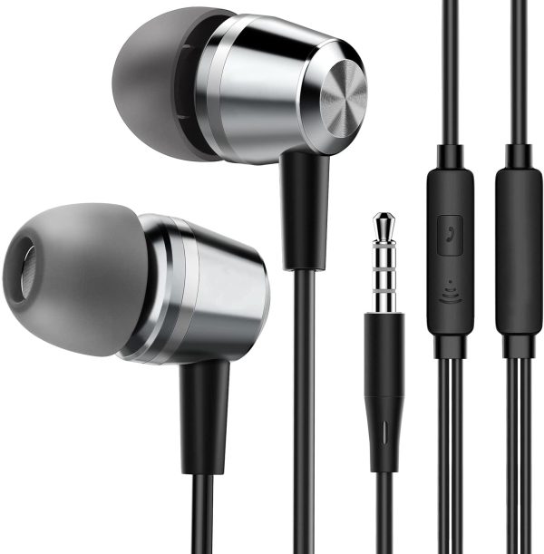 Blukar Earphones, In-Ear Headphones Earphones High Sensitivity Microphone ?C Noise Isolating, High Definition, Pure Sound for iPhone, iPad, Smartphone, MP3 Players etc. - Image 2