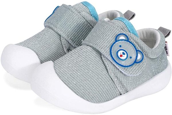 MASOCIO Baby Boys Girls First Walking Shoes Glittery Infant Toddler Cartoon Trainers Rubber Anti-Slip Prewalker Shoes - Image 6