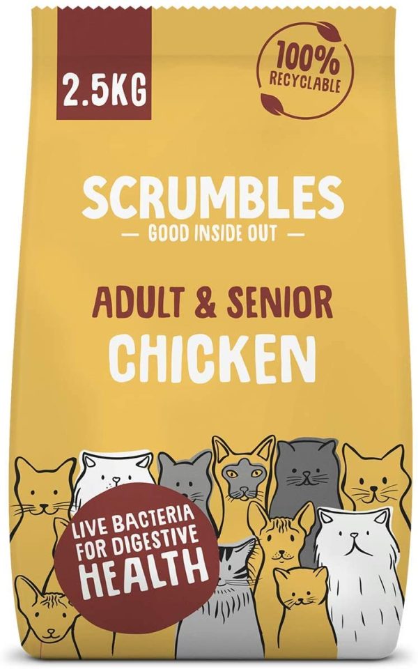 Scrumbles All Natural Dry  Food with 75% Chicken, High Protein Food For Adults And Seniors, 2.5Kg - Image 6