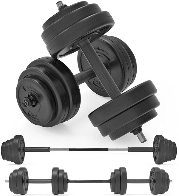 Body Revolution Adjustable Dumbbells Set ?C 10-50 Kg Home Gym Dumbbell and Barbell Weights Set for Fitness and Strength Training - Image 3