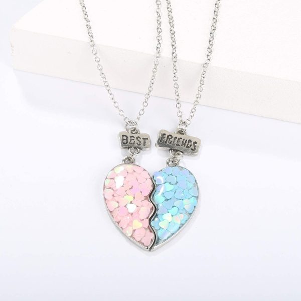 LFYXCW Friendship Best Friend Pendant Necklace for 2 Girls