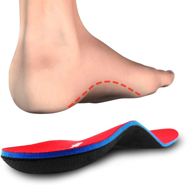 PCSsole Orthotic Arch Support Shoe Inserts Insoles for Flat Feet,Feet Pain,Plantar Fasciitis,Insoles For Men and Women - Image 2