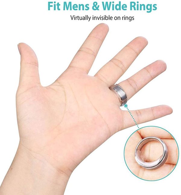 Invisible Ring Size Adjuster for Loose Rings ?C Ring Guard, Ring Sizer, 8 Sizes Fit 1-10 mm Width Rings - Image 2