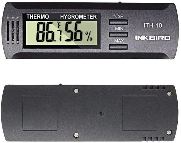 Inkbird ITH-10 Digital Hygrometer Humidity Meter Temperature Humidity Monitor Hygrometer Thermometer Cigar Hygrometer Caliber Hygrometer for Humidor Guitar Room Wine Celler Indoor Home Office - Image 7