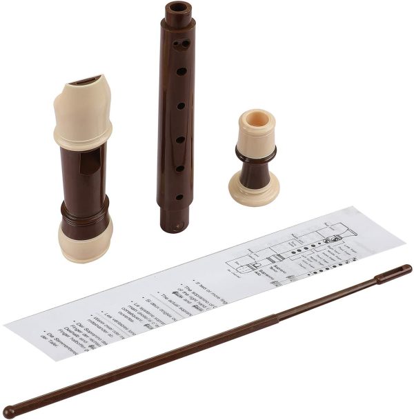 Recorder 8 Hole Descant Flauta Soprano Recorder Professional Treble Flute Baroque Style C Key for Adults With Fingering Chart Instructions - Image 3