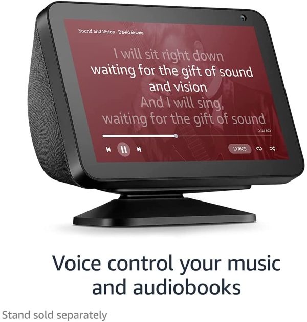 Echo Show 8 (1st Gen, 2019 release) ??Smart Display with Alexa ??Stay in touch with the help of Alexa ??Charcoal - Image 3