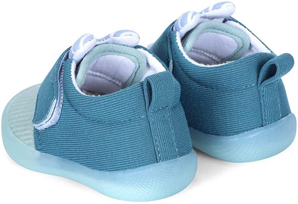 MASOCIO Baby Boys Girls First Walking Shoes Toddler Trainers Rubber Anti Slip Shoes - Image 6