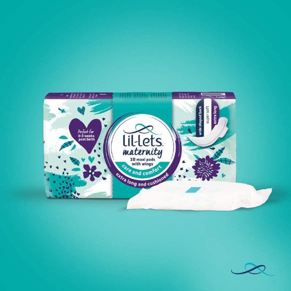 Lil-Lets Maternity Pads | 30 X Extra Long Maxi Thick Pads with Wings | 3 Packs of 10 Pads1 Units - Image 5