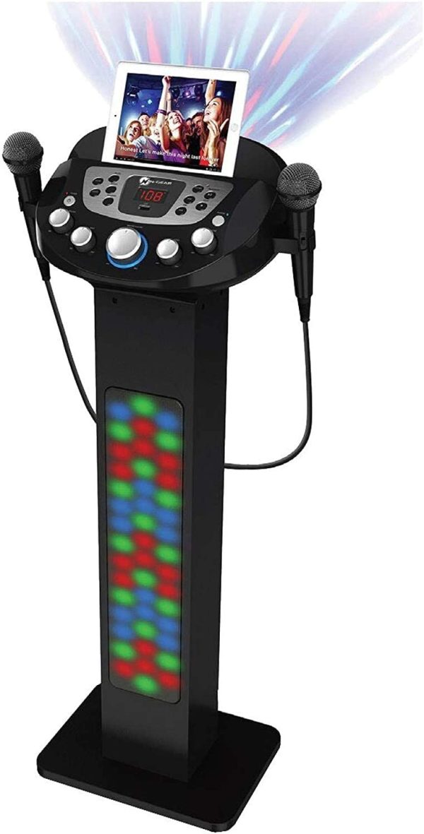 Easy Karaoke EKS828-BT Bluetooth Pedestal Karaoke System - Image 6