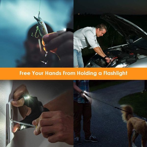 Father's Day Gifts Gloves with Lights - Gifts for Men Women Him Fishing Accessories LED Gloves Gadgets for Dad, Flashlight Lights Gloves for Walk the Dog | Repair | Working - Image 2