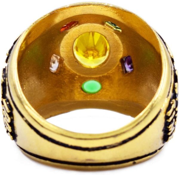 Infinity Stones Ring Inspirational Power Ring Thanos Ring Cosplay Costume Prop - Image 7