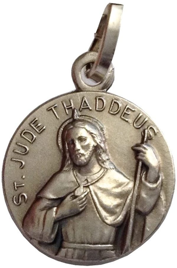 Igj 925 Sterling Silver Saint Jude Thaddeus Medal - Patron Saint of Impossible Cases - Image 2