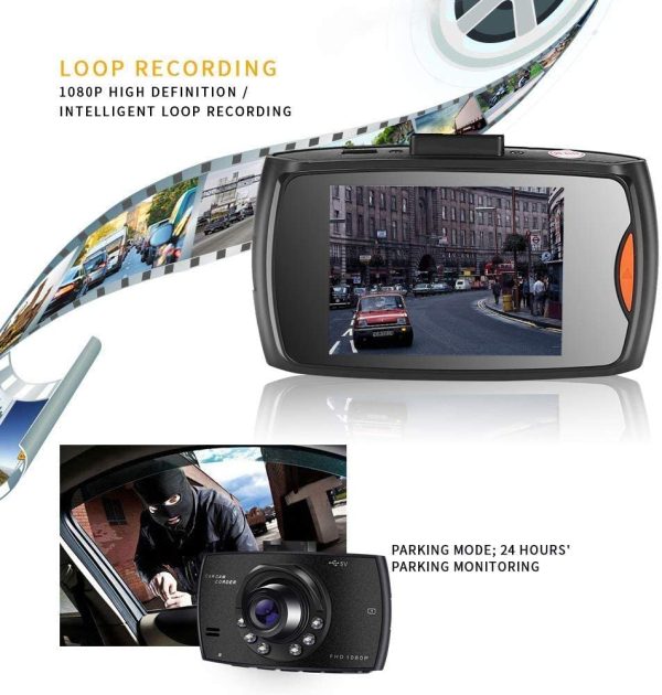 SOOTEWAY Upgraded Dash Cam 1080P Dashcam for Car Dash Camera with Super Night Vision, Built in G-Sensor, Loop Recording,Parking Monitor and Motion Detection??2020 Newest Version?? - Image 6