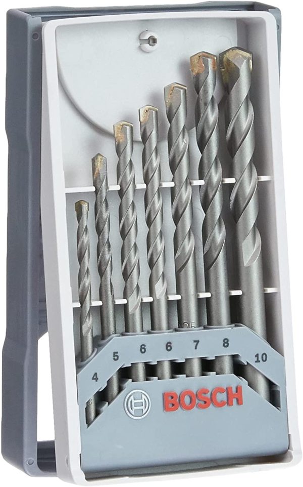 Professional 7-Piece CYL-3 Concrete Drill Bit Set (for Concrete, ? 4-10 mm, Accessories for Impact Drills) - Image 2