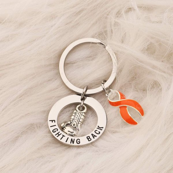 CENWA Orange Awareness Jewelry Orange Awareness Ribbon Survivor Gift DVT, Kidney Cancer, Leukemia, Multiple Sclerosis, RSD, Skin Cancer - Image 2