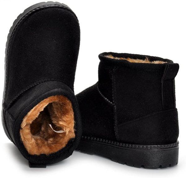 Matt Keely Baby Winter Booties for Toddlers Kids Boy Girl Warm Snow Boots Plush Shoes with Soft Rubber Sole - Image 4