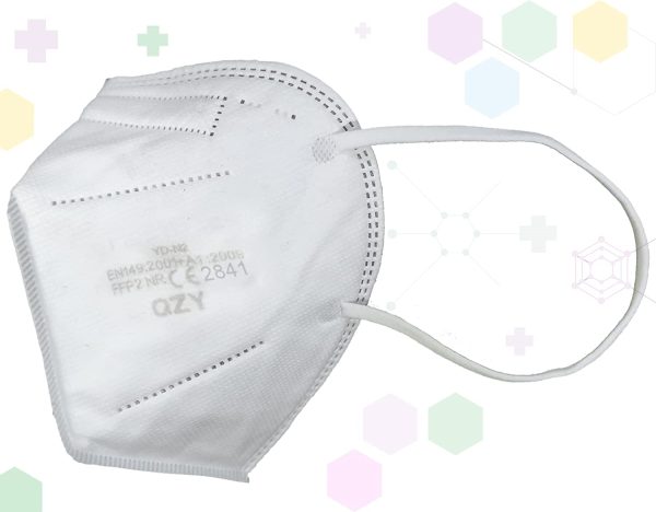 QZY FFP2 protection mask - Box of 20 pieces - CE Certified With Elastics & Adaptable se Clip, 5 Filtration Layers, Protection For Exterior And Interior - Image 5