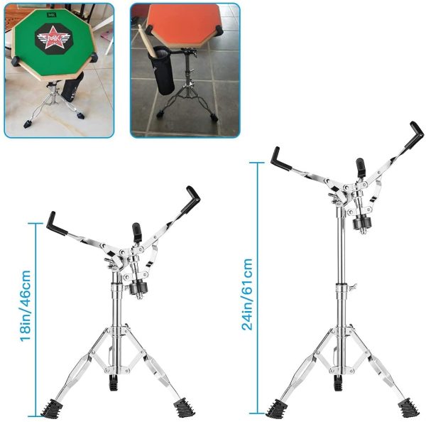 Drum Pad Stand with Drum Sticks Holder for 10-14 Inch Drum Pad,Snare Drum - Image 3