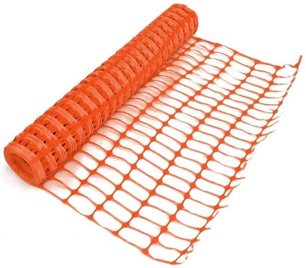 Oypla Heavy Duty Orange Safety Barrier Mesh Fencing 1mtr x 15mtr - Image 2