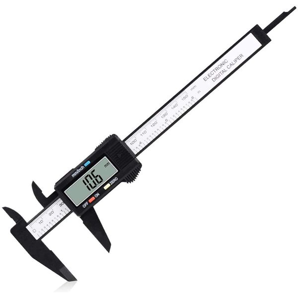 Digital Caliper, Adoric 0-6" Calipers Measuring Tool - Electronic Micrometer Caliper with Large LCD Screen, Auto-off Feature, Inch and Millimeter - Image 6