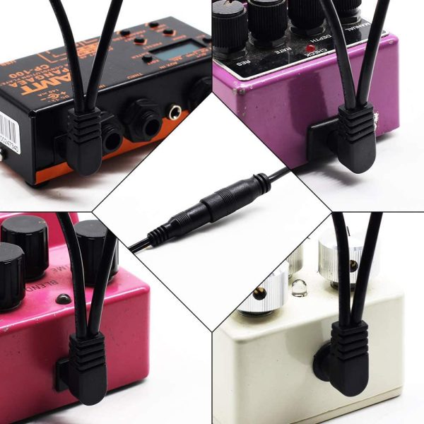 SONICAKE 9V DC 5-Way Daisy Chain Cable Right Angle Plug Daisy Chain Power Cable for Guitar Effects Pedal - Image 3