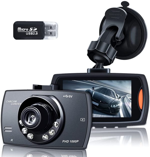 Dash Cam ,??2021 New Version?? 1080P Full HD Dash Camera for Cars Front with 3-Inch LCD Screen, Night Vision, 170?? Wide Angle, G-Sensor Motion Detection and Parking Monitor , Loop Recording - Image 4