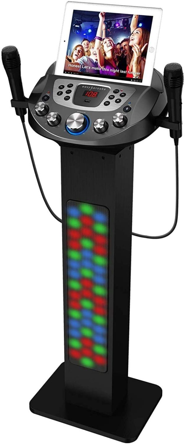 Easy Karaoke EKS828-BT Bluetooth Pedestal Karaoke System - Image 2