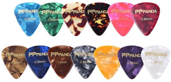 Guitar Picks 48pcs, PPpanda Guitar Plectrums For Your Electric, Acoustic, or Bass Guitar 0.46 0.58 0.71 0.84 0.96 1.2mm - Image 9