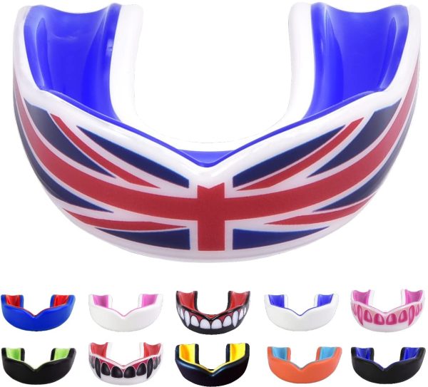 Oral Mart Sports Gum Shield for Kids/Adults (UK Flag & Vampire Fangs & 15 Best Colors) - for Rugby, Boxing, MMA, Martial Arts, Judo, Karate, Hockey, BJJ - Image 8