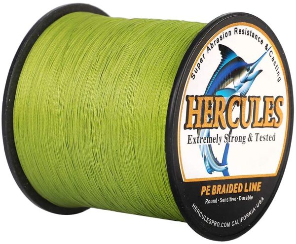 Hercules Braided Fishing Line 4 Strands 100m-2000m 6lb-100lb Super Strong PE Fishing Wire Multifilament Fishing Lines for Saltwater & Freshwater Fishing - Image 3