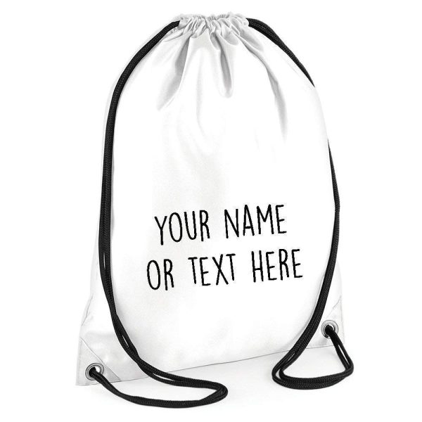 Personalised Drawstring Childrens Bag P.E Kit Boys Girls School College PE Kids - Image 7